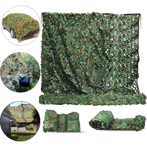 4x6m Large Sun Catcher Military Camouflage Net Garden Enclosure Nets Sun Shelter Tent Tarp Camping Huntng Awning Car Covers