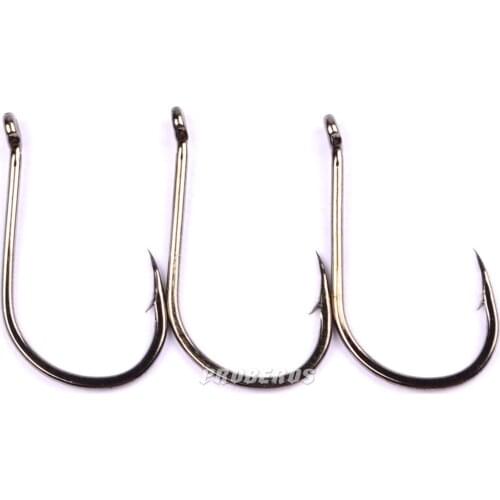 50pcs/lot Fishing Hooks Set Barbed Single Circle Carp Hook High Carbon Steel Sea Fishinhook Fly Fishing Accessories Tackle