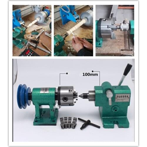 80/125/160 Lathe spindle assembly with flange connection plate transition plate 80/125/160/200 spindle three-jaw four-jaw chuck