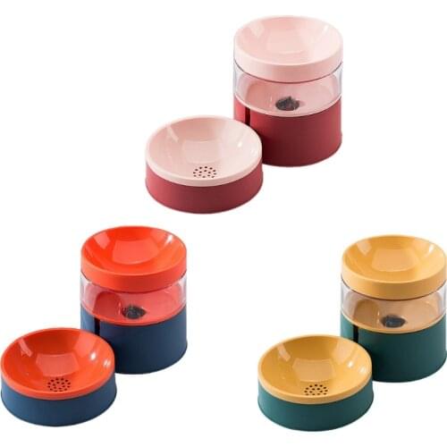 Automatic Pet Drinking Water Feeder Integrated Pet Food Bowl Silent Water Pump