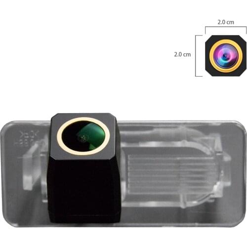 Misayaee Golden HD Car Rear View Reverse Camera Plate Light for Toyota Land Cruiser Prado TX 2010-2016