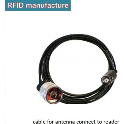 Free shipping 3M TNC/RP-TNC/SMA/N/MMCX connector customized cable connect with uhf rfid reader antenna