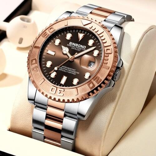 Top Brand Luxury Men Watches Luminous Waterproof Stainless Steel Watch Quartz Men Date Calendar Business Wristwatch Reloj Hombre