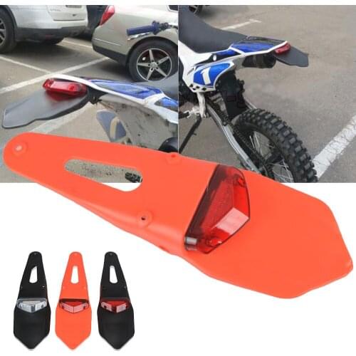 FOR 125 200 250 300 400 450 500 525 530EXC 65 85 105 125 144 150 250 450 525 540SX Dirt Bike Fender LED Stop Rear Tail Light