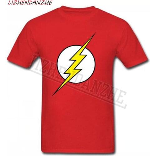 The BIG BANG Theory T-SHIRT the flash print and men t shirts hot selling casual Tee shirt XS~XXL cotton clothing Super hero 032