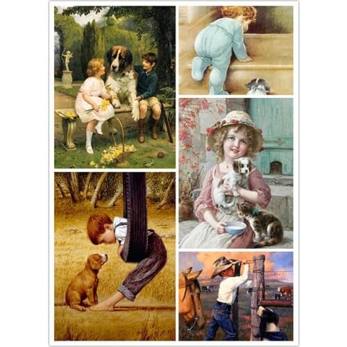 Paint By Numbers Adults Kits On Canvas Oil Painting Acrylic Painting By Numbers Boy Girl HandPainted Modern Home Decor