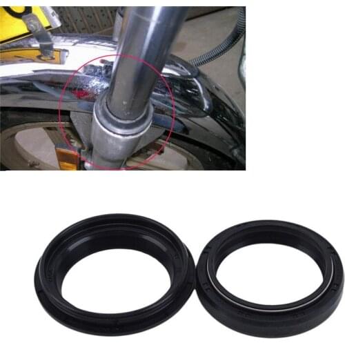 Motorcycle Front Fork Rubber Cover Cap 41x53x8 / 10.5 Front Shock Absorption Dust Seal Dust Proof Sleeve Oil Seal