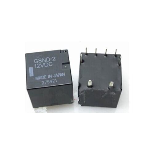 New relay G8ND-2 12VDC G8ND-2-12VDC pin8 5PCS/LOT
