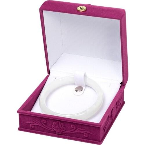 New Fluff 2020 Fasiniting Bracelet Ring Engagement Organizer Storage Valentines Day Anniversary Rotating Jewelry Display