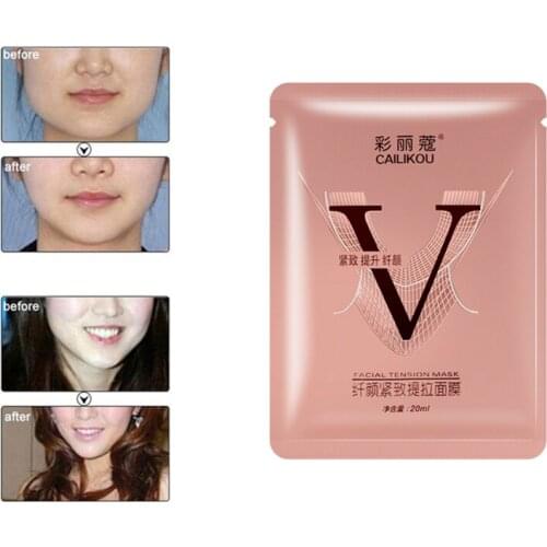 Lifting Tightening Face Skin Masks V Shape Face Slim Chin Neck Lift V Face Mask Face Slimming Sticker Skin Care TSLM1