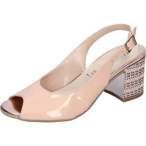 PHIL GATIER by REPO sandals women patent leather pink