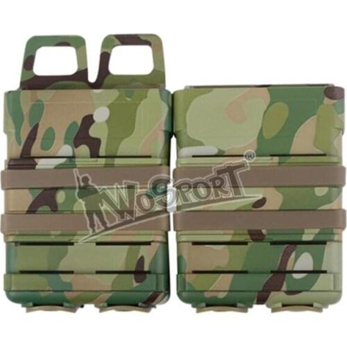 Tactical AR M4 5.56 Molle Pouch Military Wargame Airsoft Fast Mag Hard Shell Cartridge Holder Hunting Pistol Magazine Dump Pouch