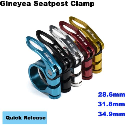 28.6/30.2/31.8/34.9mm Alloy Bike Seat Clamp Aluminium Quick Release Mountain MTB BMX Road Bike bicycle Seatpost Clamp