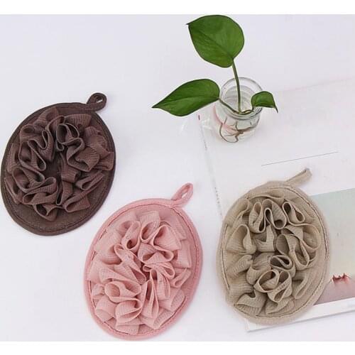 2021 New 2Pcs Skin-friendly Bath ball brush Reusable Body Scrubber Ball Bath Supplies Body Brush Care Tool