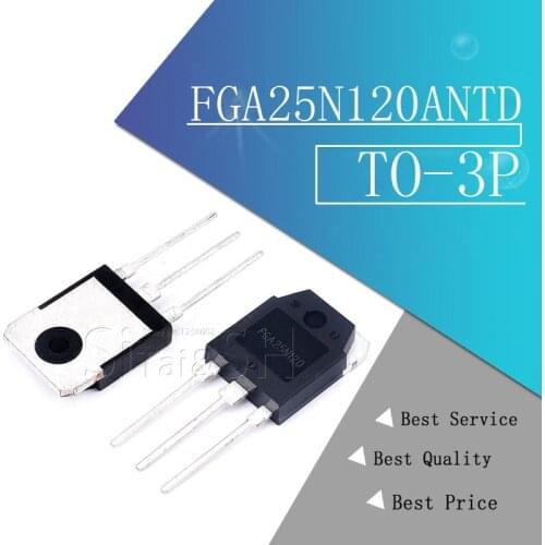 5pcs/lot New FGA25N120ANTD FGA25N120 25N120 TO-3P 1200V NPT Trench IGBT FGA25N120ANTDTU