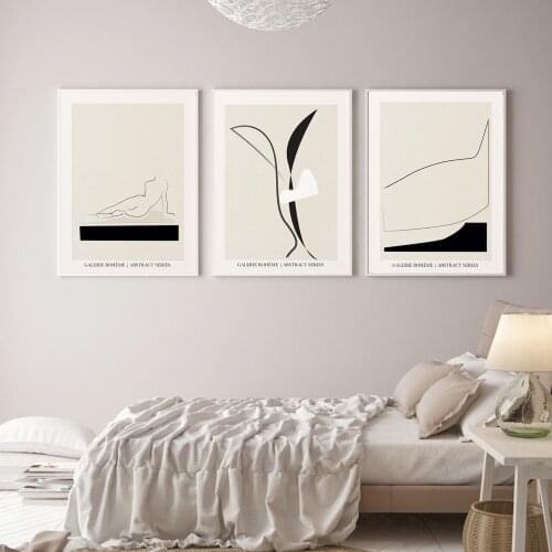 Abstract Body Line Art Poster Nordic Sexy Canvas Painting Minimalist Art Print Modern Wall Picture For Living Room Home Décor