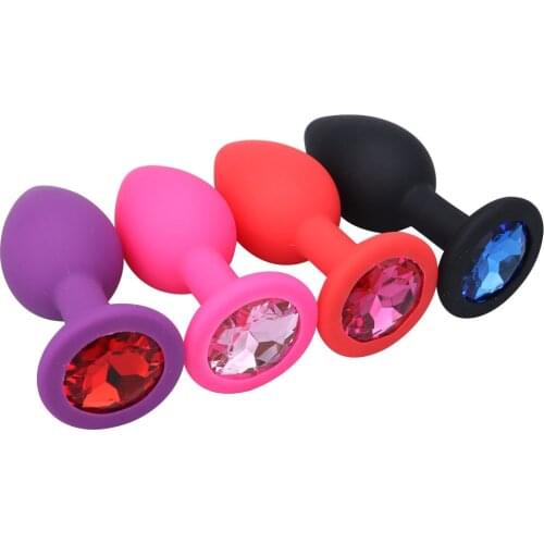 Anal Plug Butt Plug Unisex Stimulator Masturbator Silicone Gay Anal Trainer Dildo Game Adult Sex Toys For Men Women Couples SM
