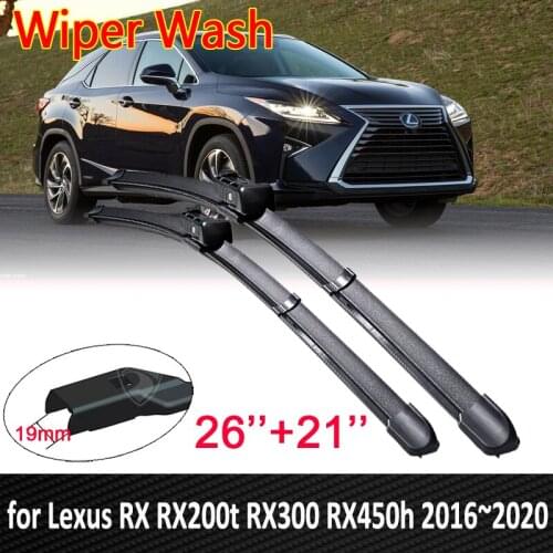 Car Wiper Blades for Lexus RX RX200t RX300 RX450h 2016~2020 2017 2018 2019 Front Window Windshield Car Accessories 300 200t 450h