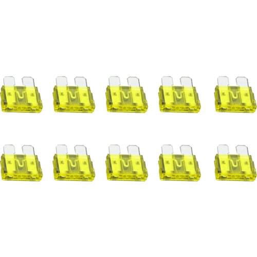 20A Medium size Auto fuse, Automotive Fuses Blade,The fuse Insurance insert The insurance of xenon lamp piece Lights Fuse