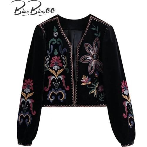 Женские черные куртки BlingBlingee China At AliExpress