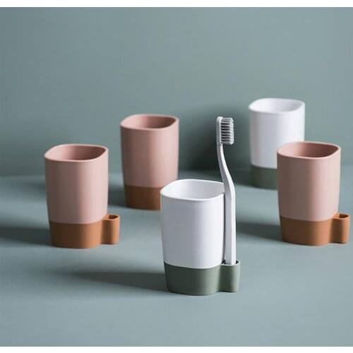 Bathroom Cup Creative Anti-slip Toothbrush Cup Toothbrush Holder for Bathroom