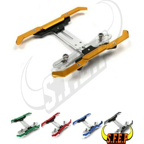 Motorcycle License Number Plate Frame Holder Adjustable Bracket For Honda GROM MSX125 MSX125SF