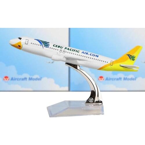 Philippines Cebu Pacific Air A320 16cm airplane child Birthday gift plane models toys Free Shipwping Christmas gift