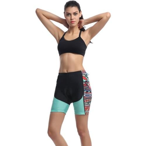 ILPALADINO Quick Dry Cycling Shorts Womens Gel Padded Breathable Bicycle Short Bike Sportwear Ropa Ciclismo