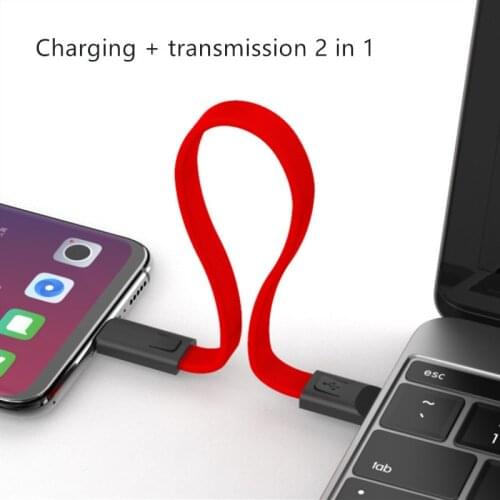 Key Chain Micro USB Type C Cable Fast Charging Cable For Samsung S10 A50 A70 Note10 Charger Usbc Typec Keychain Cord Short Cabel