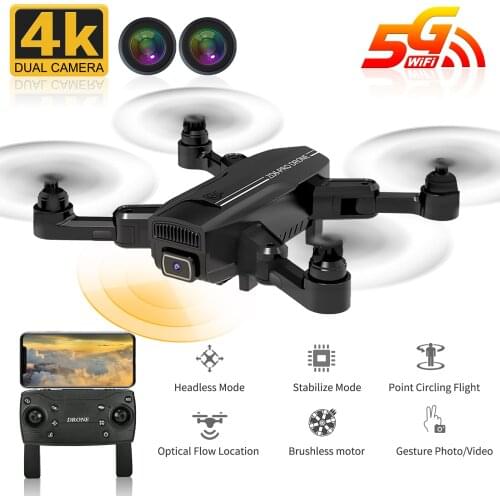 ZD6 PRO RC Drone GPS RC Quadcopter with Camera 4K Dual Camera 5GWIFI Brushless Motor Electric Lens Headless Mode Stabilize Mode