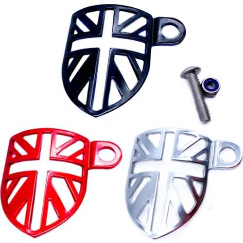 Bicycle Front Fork Protection Baffle Plate Hollow Aluminum Alloy Lightweight Brake Line Protector for Brompton Bike