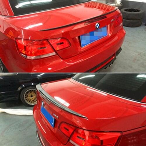 Use For BMW 3 Series E93 Spoiler 2007--2013 Year Coupe 2-door Cabriolet Carbon Fiber Rear Wing M3 Style Accessories Body Kit
