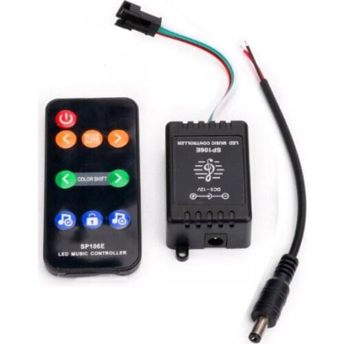 Full Color Light Strip Music Bluetooth Wireless Controller for WS2811 WS2812 SP106E