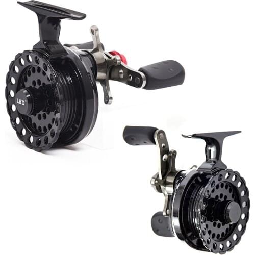 LEO DWS60 4 + 1BB 2.6:1 65MM Fly Fishing Reel Wheel with High Foot Fishing Reels Fishing Reel Wheels