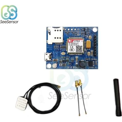 SIM868 Module GSM GPRS GPS Bluetooth Development Board Mini SIM868 Breakout Board IPEX SMA with GPS Antenna for Arduino