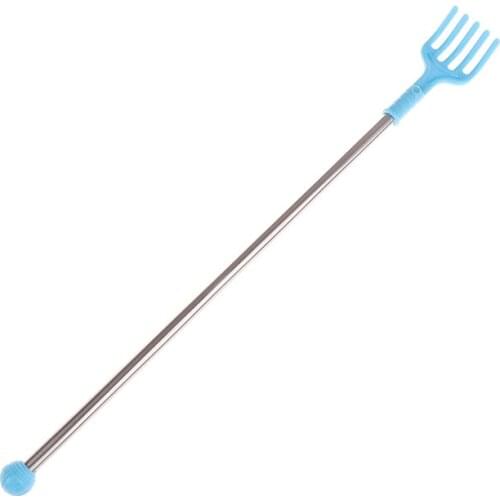 Stainless Steel Body Massage Hackle Itch Stick Health Care Claw Back Scraper Telescopic Retractable Back Scratcher Extendible