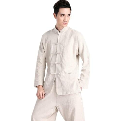 Shangahi Story Cheongsam Top Chinese Style Clothing Hanfu Cheongsam Shirt Chinese Traditional Mens Clothing