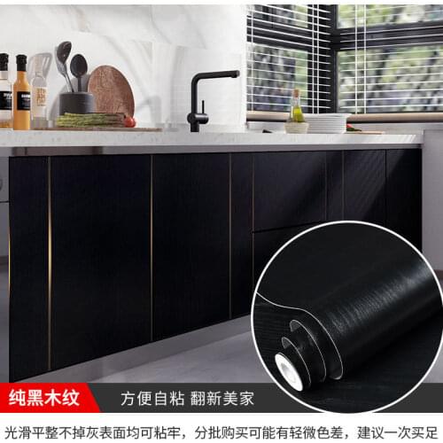 Wood Stripe Vinyl Self-adhesive Wallpaper DIY Waterproof Wall Stickers Home Decor Films Wall papers peel and stick wallpaper