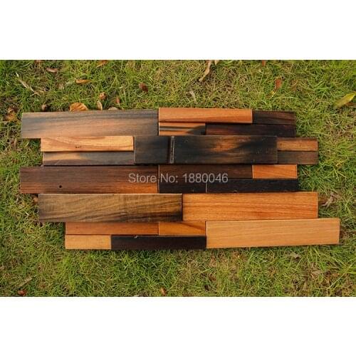 HiHigh Quality sold ship wood mosaic wall panel for home decor 3d mosaic wall panels, living room wall mosaic
