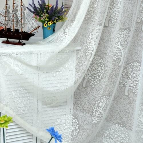 Warp-knitted Curtains for Living Dining Room Bedroom Jacquard Window Screen Curtain Modern Simple Curtains