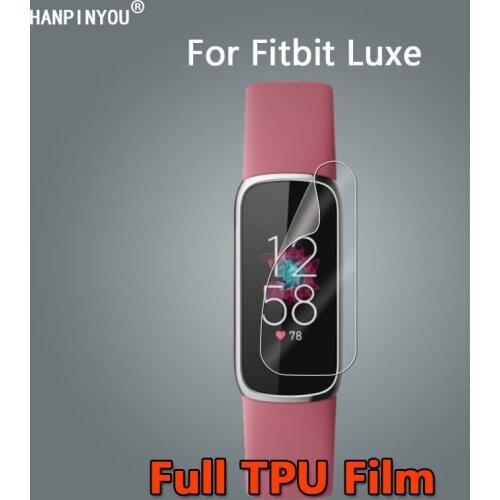 1-10 Pcs For Fitbit Luxe Band Bracelet Ultra Clear Slim Full Cover Soft TPU Hydrogel Film Screen Protector -Not Tempered Glass