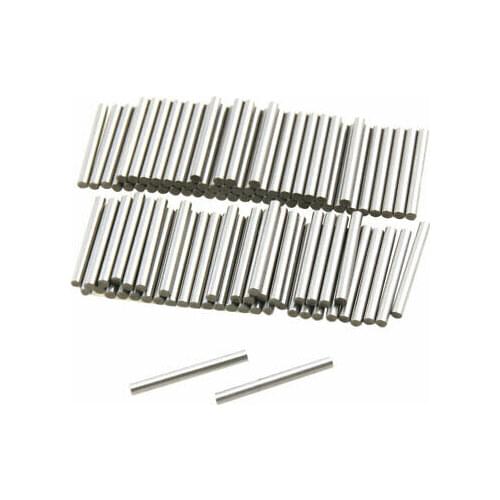 100 Pcs Stainless Steel 1.75mm x 15.8mm Dowel Pins Fasten Elements