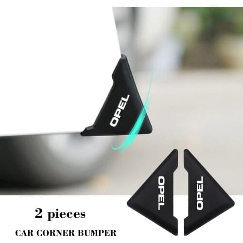 2 Piece/set Silicone Car Door 90 Degree Angle Corner Cover Bumper Crash Anti-Scratch Protection for Opel Corsa Astra Mokka X