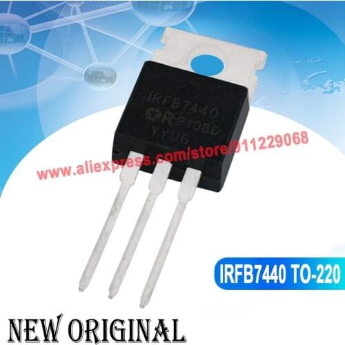 5 Pieces) IRFB7440 TO-220 40V 120A / IRFB3206 IRFB3206PBF 60V 210A / IRFB3207 75V 180A / IRFB4115 IRFB4115PBF 150V 104A TO-220