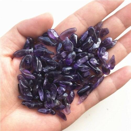 50g 8-12mm Natural Purple Crystal Amethyst Small Teeth Gravel Rock Gemstone Mineral Specimen Natural Quartz Crystals