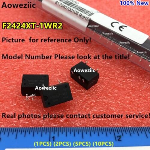 Aoweziic (1PCS) (2PCS) (5PCS) (10PCS) F2424XT-1WR2 F2424 New Original SMD Input: 24V Output: 24V 0.04A DC-DC 3kV Voltage Isolate