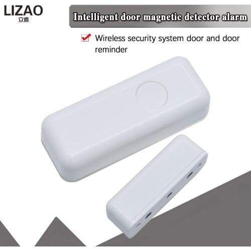 Wireless Magnetic Door & Window Sensor EV1527 Coding Mode RF 433MHz for Home Security Alarm System Home Burglar Alarm Kits