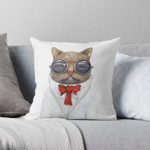 Astro Cat Throw Pillow Cushion Cover Polyester throw pillows case on sofa home living room car seat decor 45x45cm