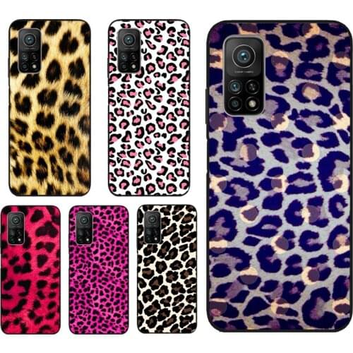 Leopard Pattern Animal Colorful Case For POCO X3 Pro F3 M3 Back Cover Coque Funda For Xiaomi Mi 11 Lite Ultra Pro 10T 9T