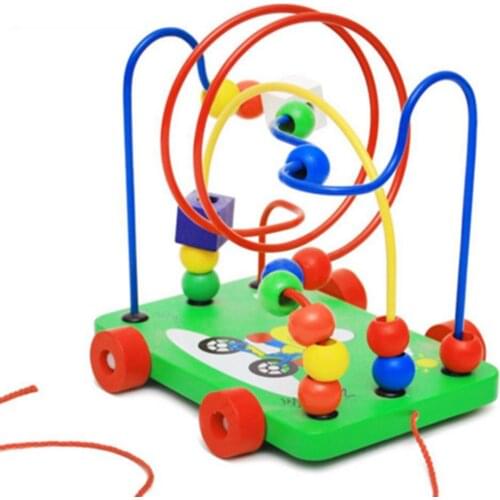 Montessori Trailer Maze Toy Safe Educational Plaything Math Counting Toys for Children Early Education Christmas Birthday Gift